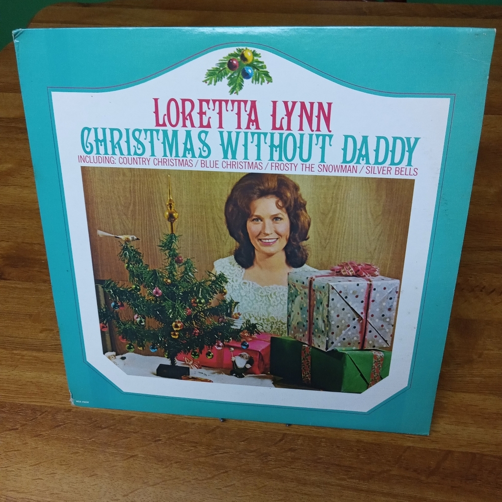 1987 Loretta Lynn Christmas Without Daddy Vinyl Record
